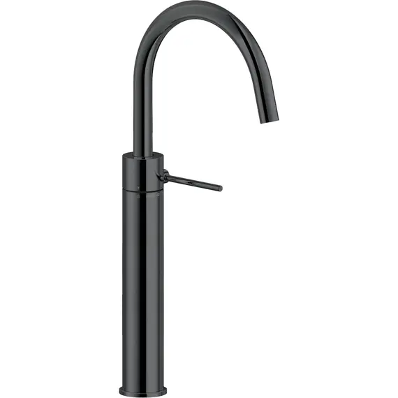 CМЕСИТЕЛЬ ДЛЯ РАКОВИНЫ NOBILI VELIS VE125168/3FLP БЕЗ ДОННОГО КЛАПАНА, ГЛЯНЦЕВЫЙ ЧЕРНЫЙ