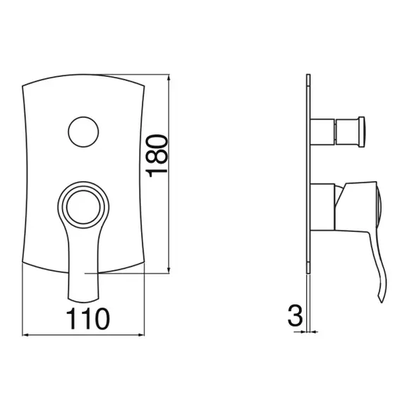 СМЕСИТЕЛЬ ДЛЯ ДУША NOBILI SOFI SI98100/EGDP ROYAL GOLD