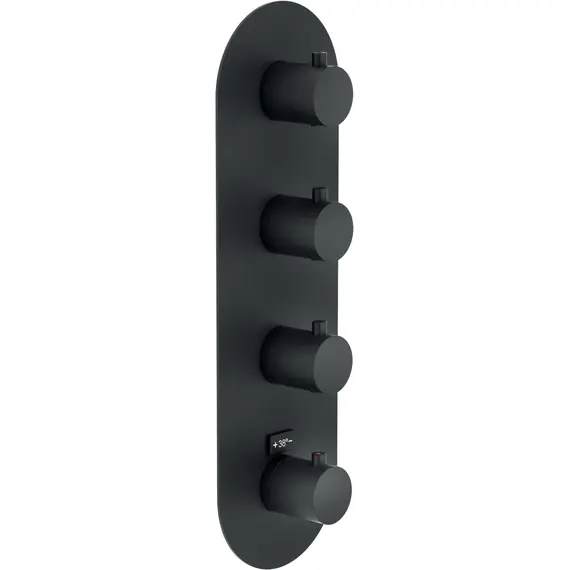 СМЕСИТЕЛЬ ДЛЯ ДУША NOBILI LIVE WE00103/TBM (НА 3 ВЫХОДА) VELVET BLACK