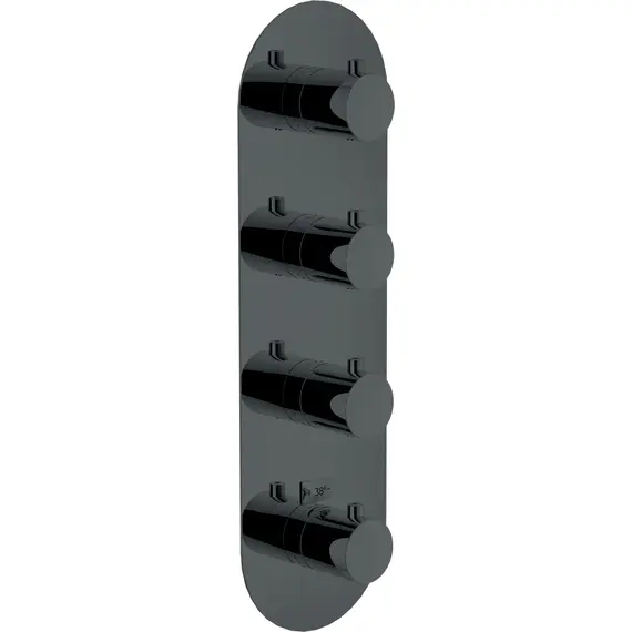 СМЕСИТЕЛЬ ДЛЯ ДУША NOBILI LIVE WE00103/TFLP (НА 3 ВЫХОДА) DIAMOND SMOKE