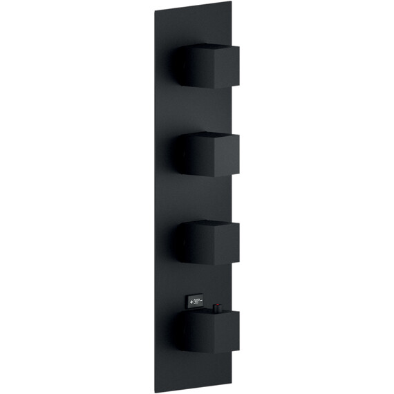 СМЕСИТЕЛЬ ДЛЯ ДУША NOBILI SEVEN WE00103/QBM (НА 3 ВЫХОДА) VELVET BLACK