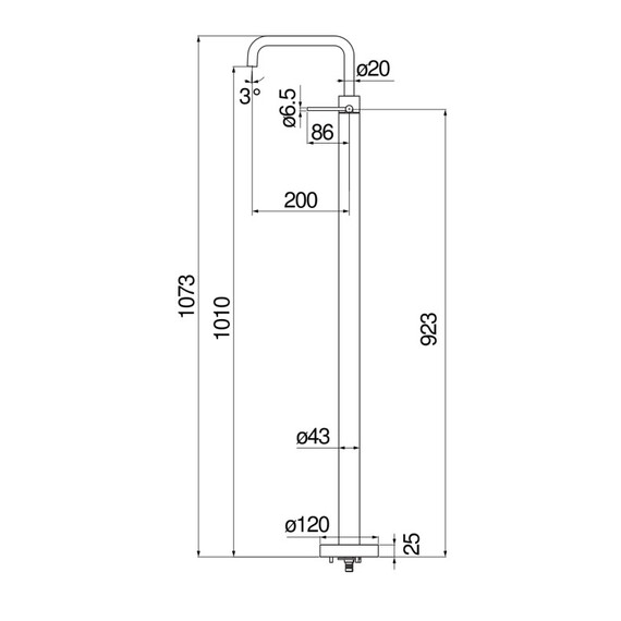 НАПОЛЬНЫЙ СМЕСИТЕЛЬ ДЛЯ РАКОВИНЫ NOBILI VE125188/3RCP КРАСНОЕ ЗОЛОТО