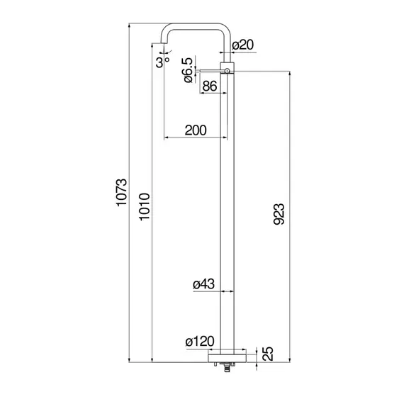 НАПОЛЬНЫЙ СМЕСИТЕЛЬ ДЛЯ РАКОВИНЫ NOBILI VE125188/3RCP КРАСНОЕ ЗОЛОТО