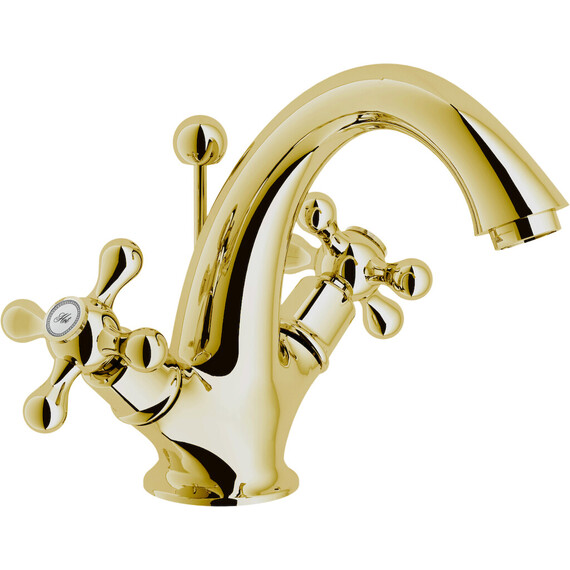 СМЕСИТЕЛЬ ДЛЯ РАКОВИНЫ NOBILI GRAZIA GRC5118/6GDP ROYAL GOLD