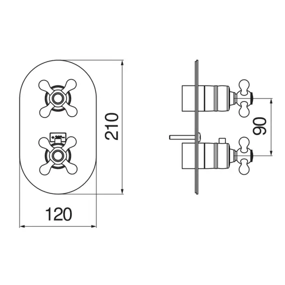 СМЕСИТЕЛЬ ДЛЯ ДУША NOBILI GRAZIA GRC5102BR ANCIENT BRONZE