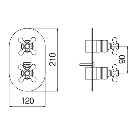 СМЕСИТЕЛЬ ДЛЯ ДУША NOBILI GRAZIA GRC5102GDP ROYAL GOLD