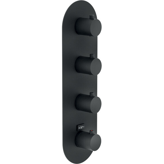 СМЕСИТЕЛЬ ДЛЯ ДУША NOBILI LIVE WE00103/TBM (НА 3 ВЫХОДА) VELVET BLACK