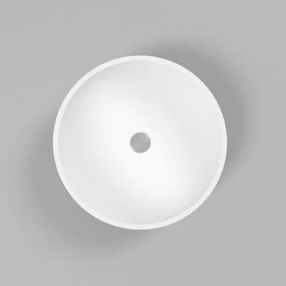 РАКОВИНА НАКЛАДНАЯ WHITECROSS CORNELIAN D=43 (БЕЛЫЙ МАТ)