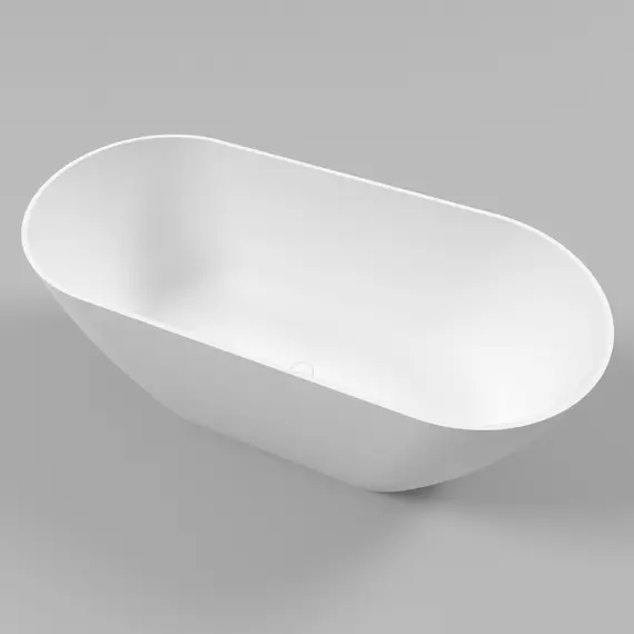 ВАННА ИЗ ИСКУССТВЕННОГО КАМНЯ WHITECROSS CORAL A 165X75 (БЕЛЫЙ МАТ)