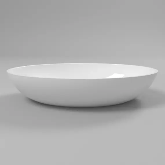 РАКОВИНА НАКЛАДНАЯ WHITECROSS CITRINE 60X40 (БЕЛЫЙ ГЛЯНЕЦ)