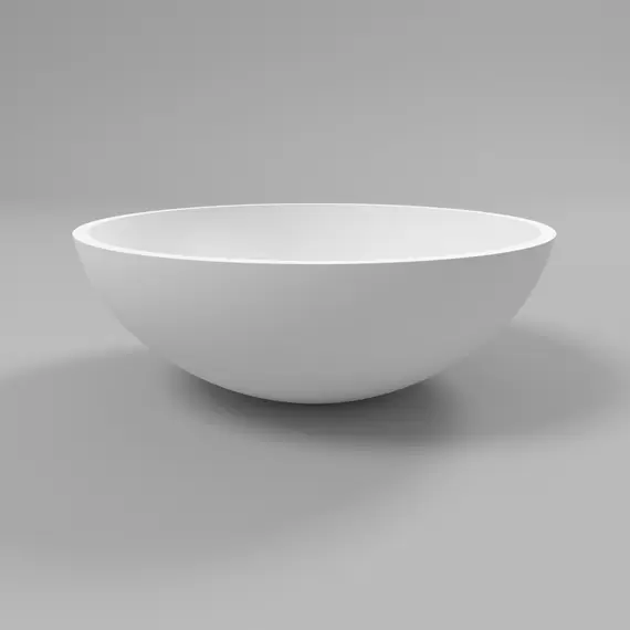 РАКОВИНА НАКЛАДНАЯ WHITECROSS CORNELIAN D=43 (БЕЛЫЙ МАТ)