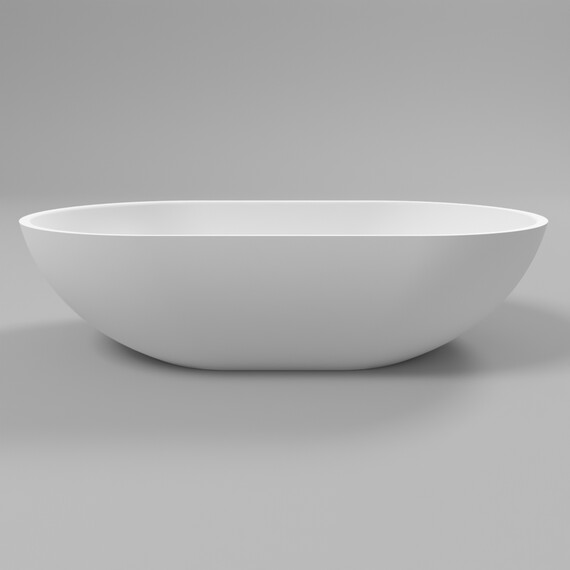 РАКОВИНА НАКЛАДНАЯ WHITECROSS AMBER 60X35 (БЕЛЫЙ МАТ)