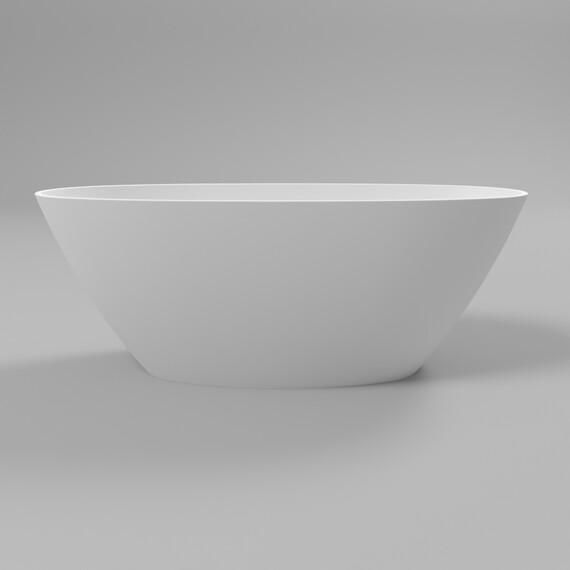 ВАННА ИЗ ИСКУССТВЕННОГО КАМНЯ WHITECROSS ONYX B 160X75 (БЕЛЫЙ МАТ)