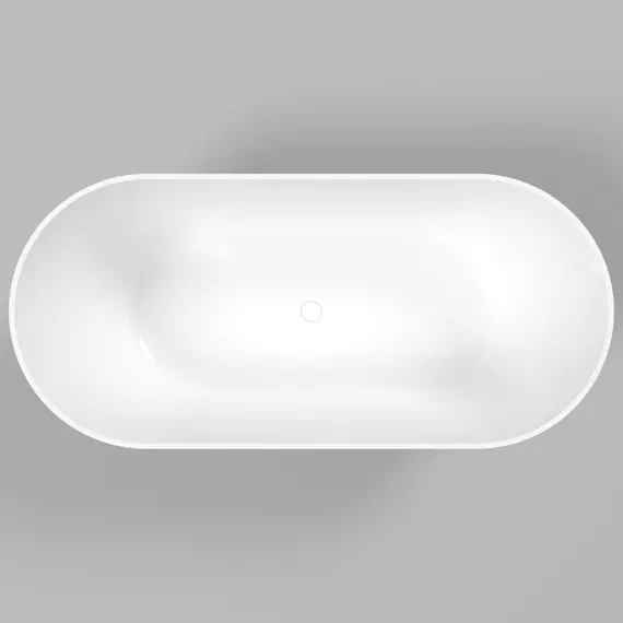 ВАННА ИЗ ИСКУССТВЕННОГО КАМНЯ WHITECROSS CORAL A 165X75 (БЕЛЫЙ ГЛЯНЕЦ)