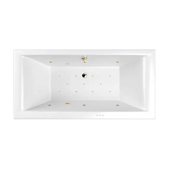 ГИДРОМАССАЖНАЯ АКРИЛОВАЯ ВАННА WHITECROSS SAVIA DUO 170X80 "RELAX" (ЗОЛОТО)