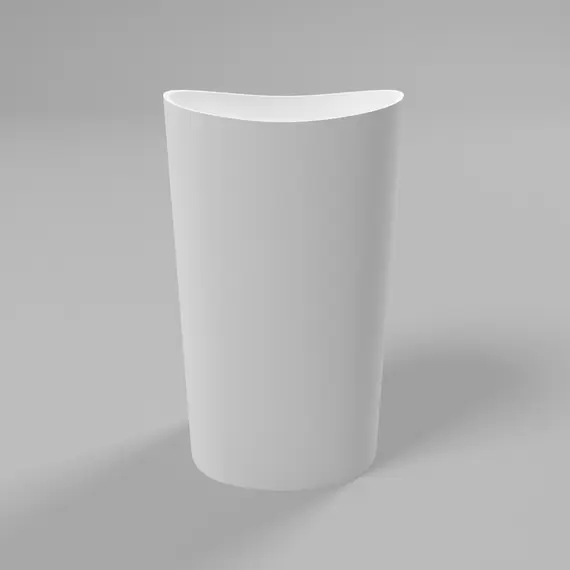 РАКОВИНА НАКЛАДНАЯ WHITECROSS STELLA 50X40 (БЕЛЫЙ МАТ)