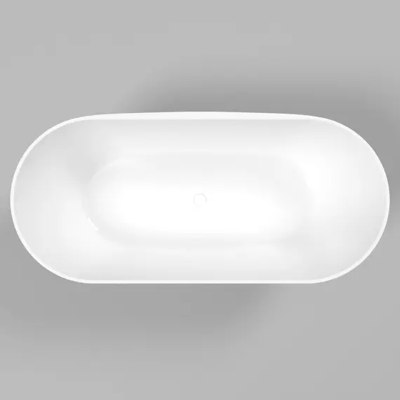 ВАННА ИЗ ИСКУССТВЕННОГО КАМНЯ WHITECROSS CORAL X 170X77 (БЕЛЫЙ ГЛЯНЕЦ)