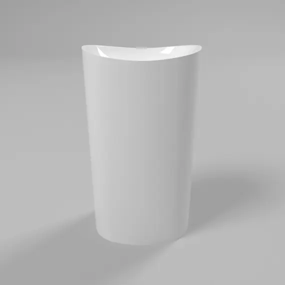 РАКОВИНА НАКЛАДНАЯ WHITECROSS STELLA 50X40 (БЕЛЫЙ ГЛЯНЕЦ)