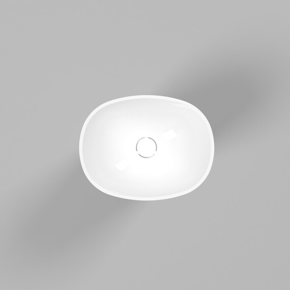 РАКОВИНА НАКЛАДНАЯ WHITECROSS STELLA 50X40 (БЕЛЫЙ ГЛЯНЕЦ)