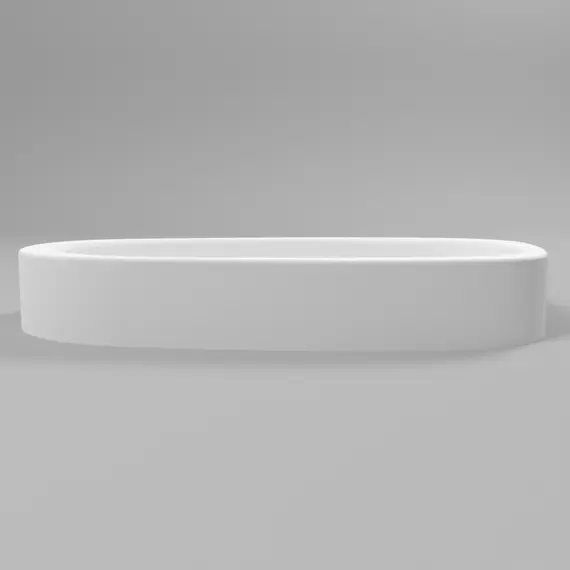 РАКОВИНА НАКЛАДНАЯ WHITECROSS MOONSTONE E 70X35 (БЕЛЫЙ МАТ)