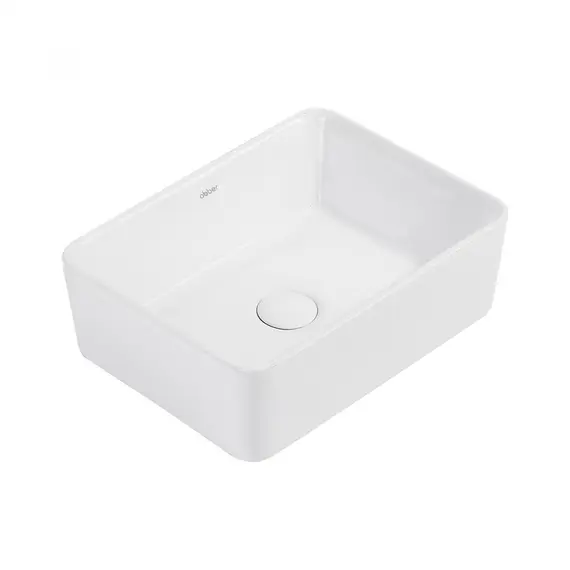 РАКОВИНА НАКЛАДНАЯ ABBER RECHTECK AC2213 БЕЛАЯ