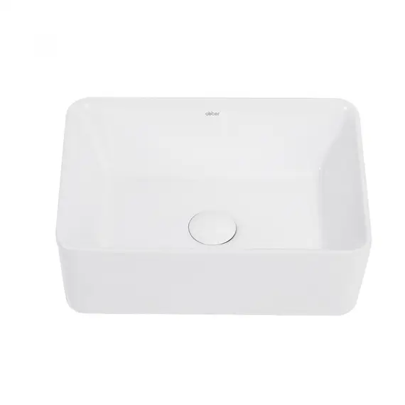 РАКОВИНА НАКЛАДНАЯ ABBER RECHTECK AC2213 БЕЛАЯ