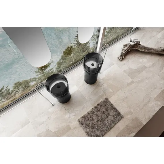 РАКОВИНА ОТДЕЛЬНОСТОЯЩАЯ ПРОЗРАЧНАЯ ABBER KRISTALL AT2701ONYX