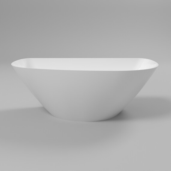 ВАННА ИЗ ИСКУССТВЕННОГО КАМНЯ WHITECROSS TOPAZ 170X80 (БЕЛЫЙ ГЛЯНЕЦ)