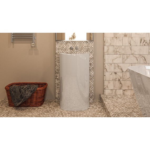 РАКОВИНА НАКЛАДНАЯ WHITECROSS STELLA 50X40 (БЕЛЫЙ ГЛЯНЕЦ)