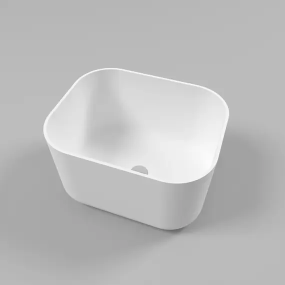 РАКОВИНА НАКЛАДНАЯ WHITECROSS LAZURIT 50X40 (БЕЛЫЙ МАТ)