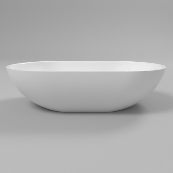 РАКОВИНА НАКЛАДНАЯ WHITECROSS AMBER 60X35 (БЕЛЫЙ ГЛЯНЕЦ)