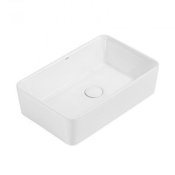 РАКОВИНА НАКЛАДНАЯ ABBER RECHTECK AC2212 БЕЛАЯ