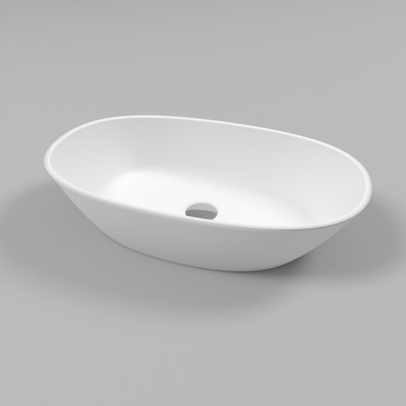 РАКОВИНА НАКЛАДНАЯ WHITECROSS AMAZON 60X35 (БЕЛЫЙ МАТ)