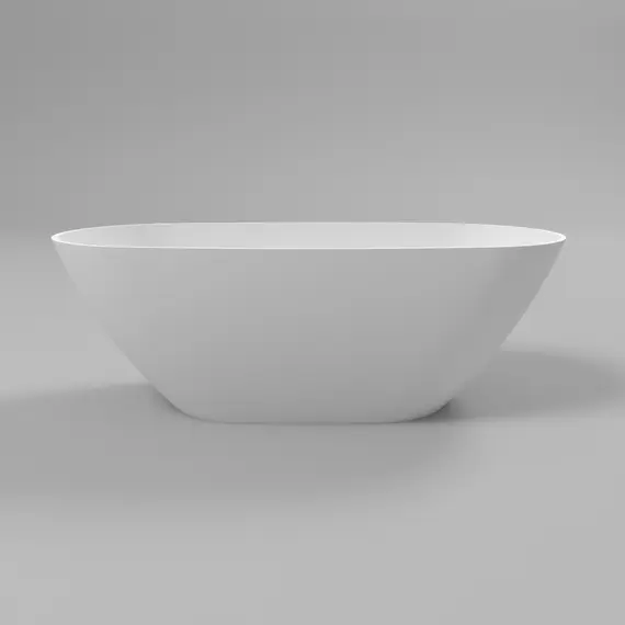 ВАННА ИЗ ИСКУССТВЕННОГО КАМНЯ WHITECROSS ONYX D 160X75 (БЕЛЫЙ МАТ)