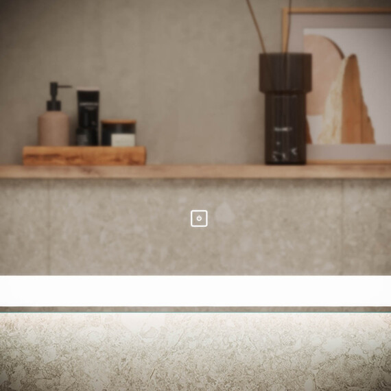 ЗЕРКАЛО ДЛЯ ВАННОЙ КОМНАТЫ SANCOS CITY 800Х700 C  ПОДСВЕТКОЙ ,АРТ. CI800