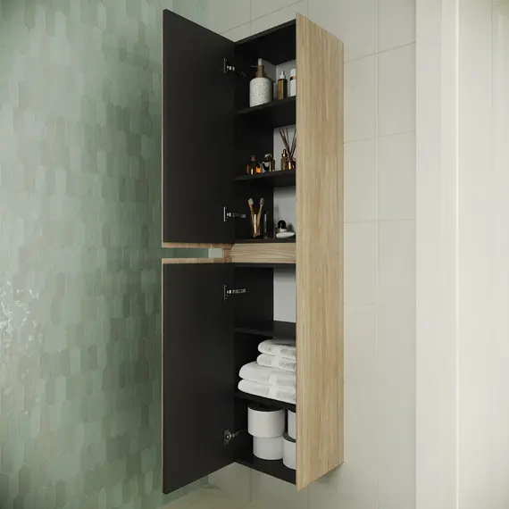 ШКАФ-ПЕНАЛ SANCOS CENTO ПОДВЕСНОЙ КАРПАТСКАЯ ЕЛЬ, 350Х300Х1600 ММ, АРТ. PCN35KE