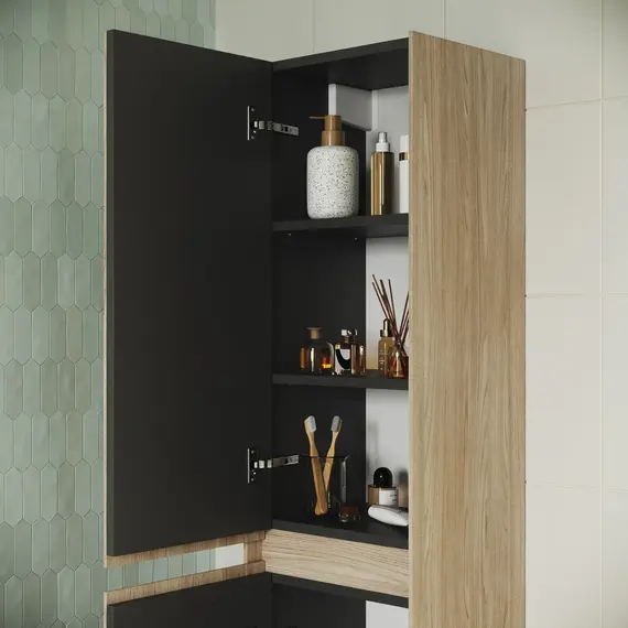 ШКАФ-ПЕНАЛ SANCOS CENTO ПОДВЕСНОЙ КАРПАТСКАЯ ЕЛЬ, 350Х300Х1600 ММ, АРТ. PCN35KE