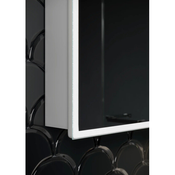 ЗЕРКАЛЬНЫЙ ШКАФ ДЛЯ ВАННОЙ КОМНАТЫ SANCOS  CUBE 600Х140Х800 С ПОДСВЕТКОЙ, АРТ.CU600