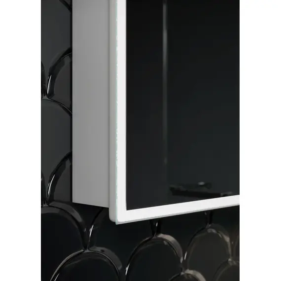 ЗЕРКАЛЬНЫЙ ШКАФ ДЛЯ ВАННОЙ КОМНАТЫ SANCOS  CUBE 600Х140Х800 С ПОДСВЕТКОЙ, АРТ.CU600