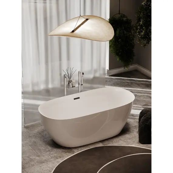 ВАННА АКРИЛОВАЯ ОТДЕЛЬНОСТОЯЩАЯ SANCOS FUSION 170X80X58, БЕЛАЯ