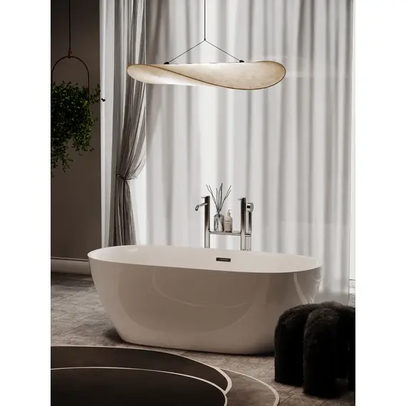 ВАННА АКРИЛОВАЯ ОТДЕЛЬНОСТОЯЩАЯ SANCOS FUSION 170X80X58, БЕЛАЯ