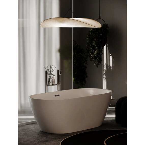 ВАННА АКРИЛОВАЯ ОТДЕЛЬНОСТОЯЩАЯ SANCOS FUSION 170X80X58, БЕЛАЯ