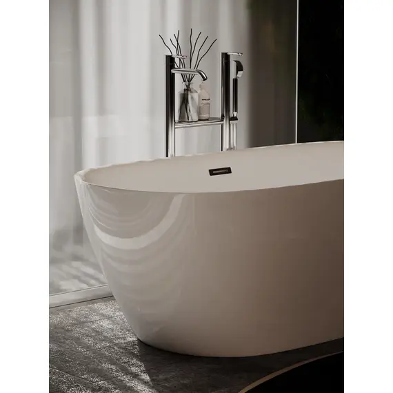 ВАННА АКРИЛОВАЯ ОТДЕЛЬНОСТОЯЩАЯ SANCOS FUSION 170X80X58, БЕЛАЯ