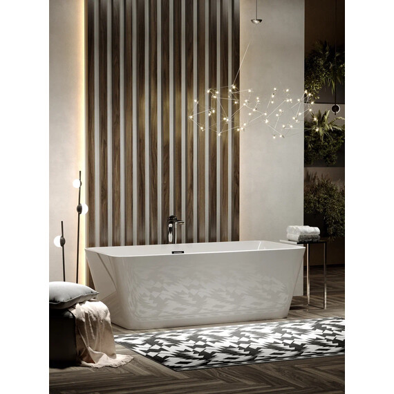 ВАННА АКРИЛОВАЯ ОТДЕЛЬНОСТОЯЩАЯ SANCOS DAMA 170X80X58, БЕЛАЯ