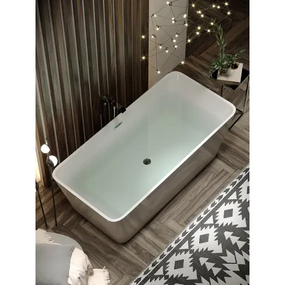 ВАННА АКРИЛОВАЯ ОТДЕЛЬНОСТОЯЩАЯ SANCOS DAMA 170X80X58, БЕЛАЯ