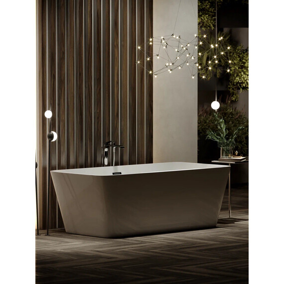 ВАННА АКРИЛОВАЯ ОТДЕЛЬНОСТОЯЩАЯ SANCOS DAMA 170X80X58, БЕЛАЯ