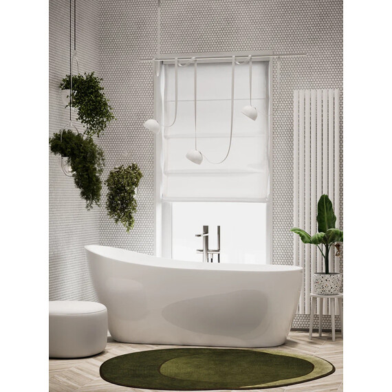 ВАННА АКРИЛОВАЯ ОТДЕЛЬНОСТОЯЩАЯ SANCOS PERLA 170X72X72, БЕЛАЯ