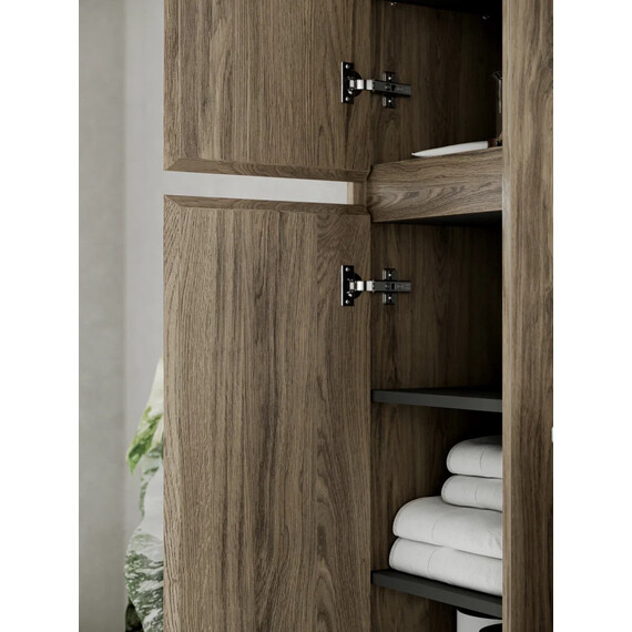 ШКАФ-ПЕНАЛ SANCOS LIBRA ПОДВЕСНОЙ ДУБ ЧАРЛЬСТОН, 350Х300Х1600 ММ,  АРТ. PLB35ECH