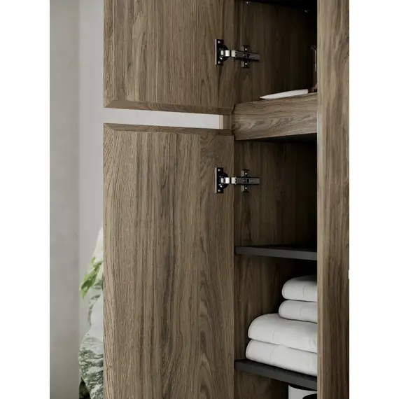 ШКАФ-ПЕНАЛ SANCOS LIBRA ПОДВЕСНОЙ ДУБ ЧАРЛЬСТОН, 350Х300Х1600 ММ,  АРТ. PLB35ECH