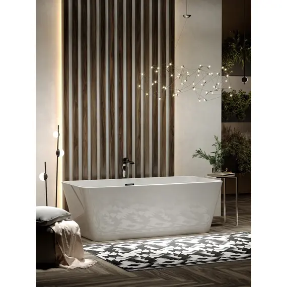 ВАННА АКРИЛОВАЯ ОТДЕЛЬНОСТОЯЩАЯ SANCOS DAMA 170X80X58, БЕЛАЯ